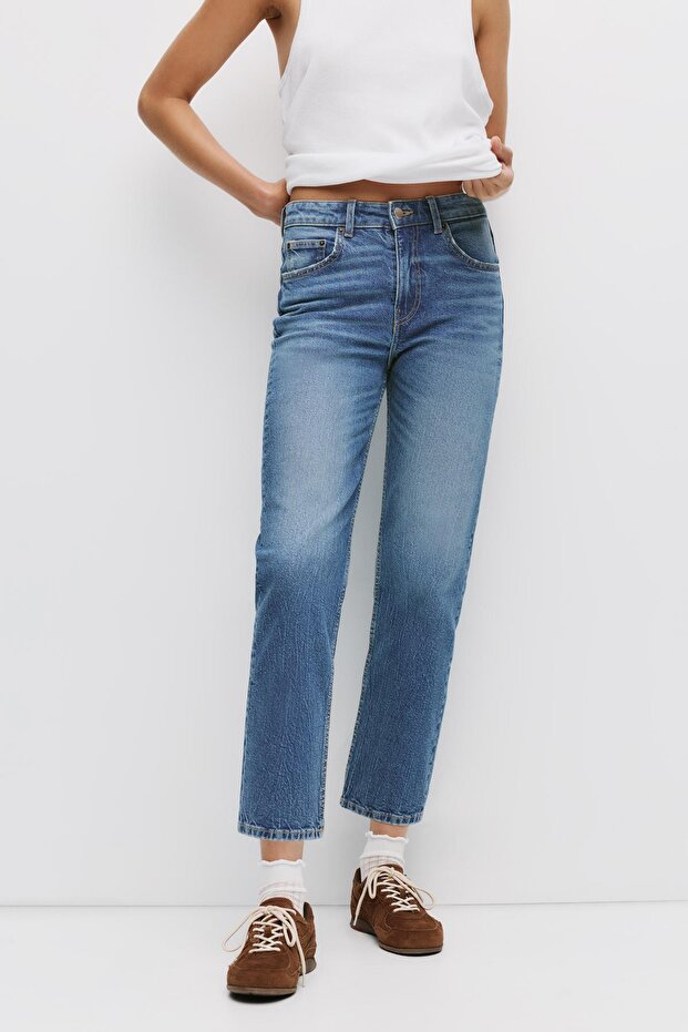 Düz kesim comfort jean - 4