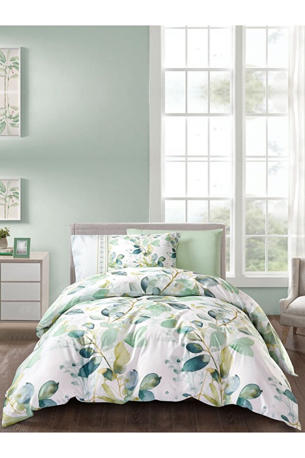 4-piece Duvet Cover Set, Queen Size 200 X 230cm, Microfiber, (WITHOUT FILLER)