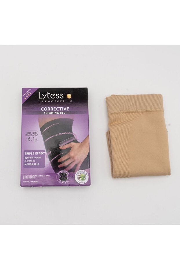 Corrective Slimming Belt Flesh Blk Small