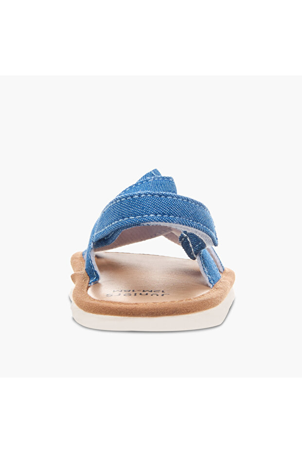 Textured Booties with Hook and Loop Closure - 4