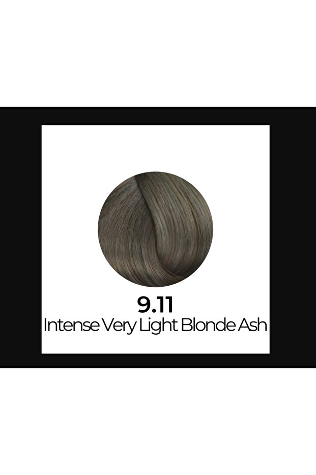 Hair Color No 9/11 Very Light Blonde Intense Ash 100ml