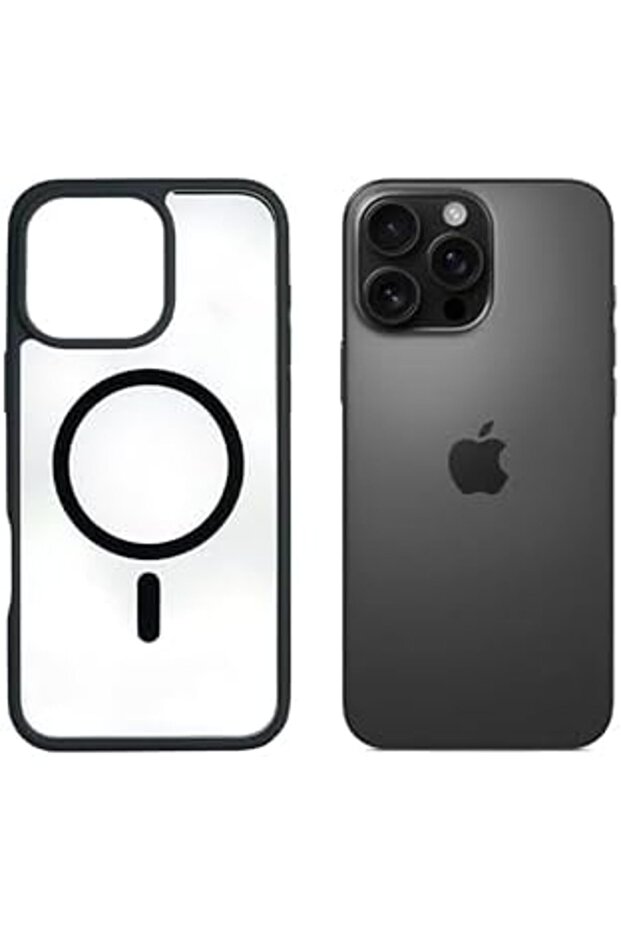 Magnetic Case for iPhone 16 Pro Max Compatible with MagSafe, Translucent Matte Back Camera Le - 2