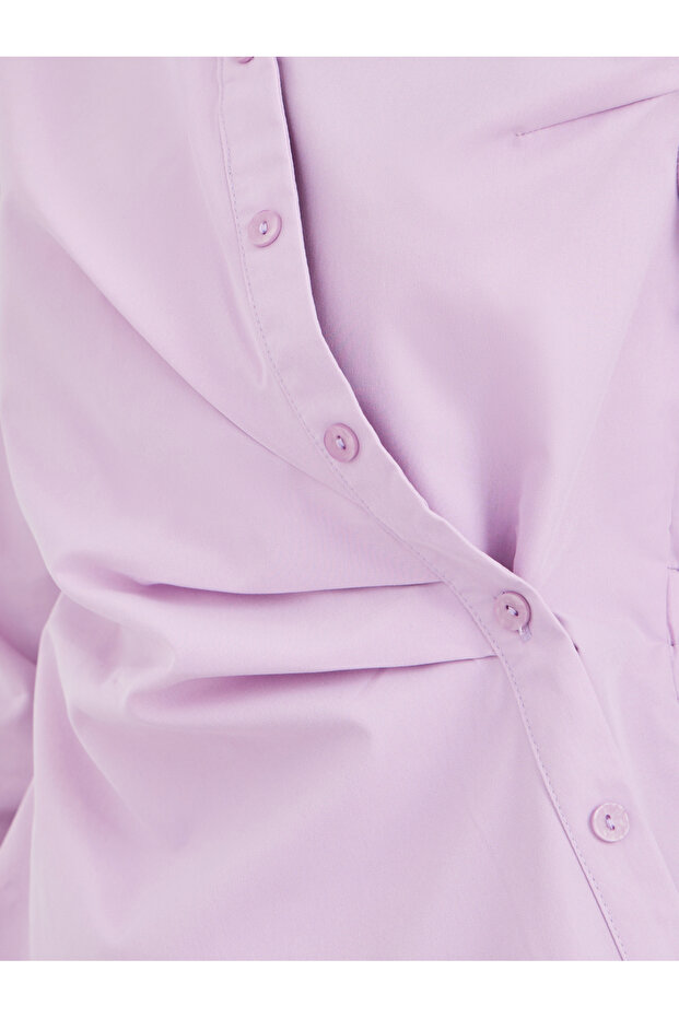 قميص سادة بأكمام طويلة - 3