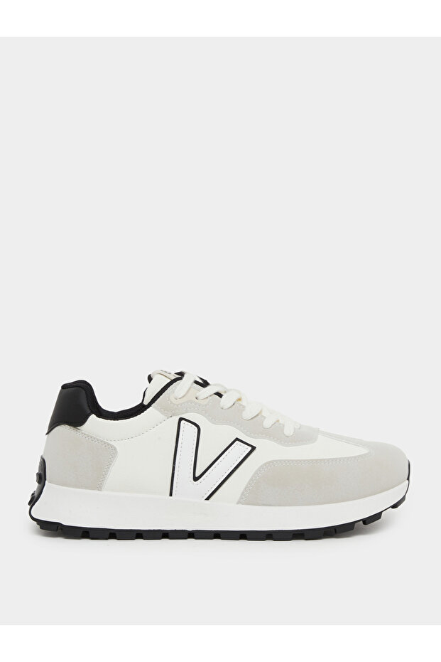Platform Sole Court Lace Up Sneakers