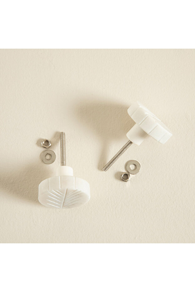 Leaf 2 Li Çekmece Kulbu Beyaz - 3