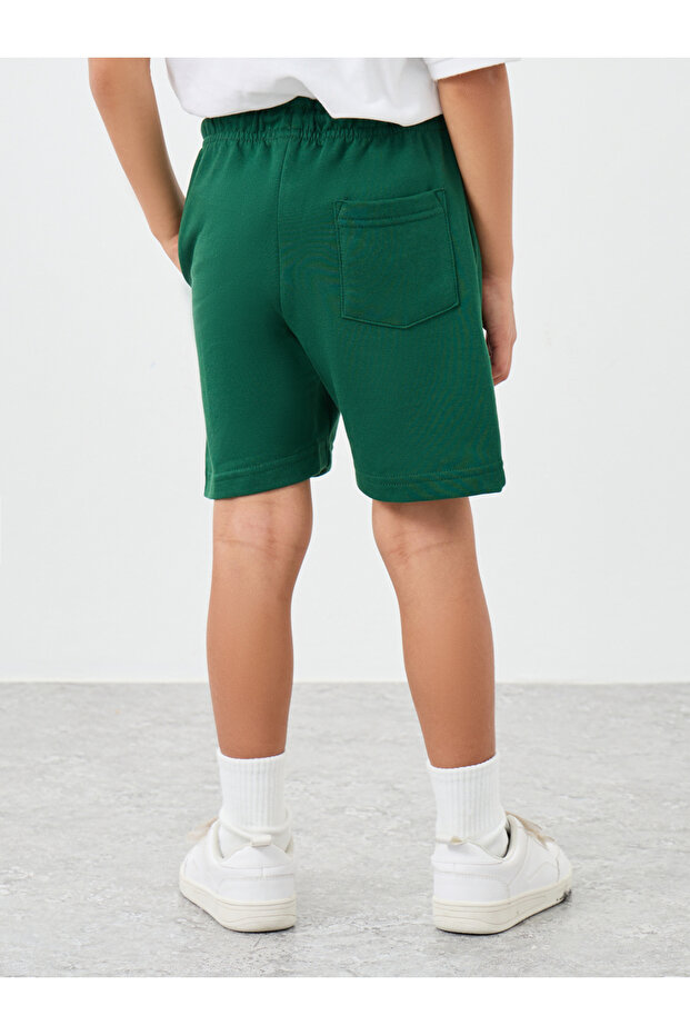 Solid Shorts with Drawstring - 4