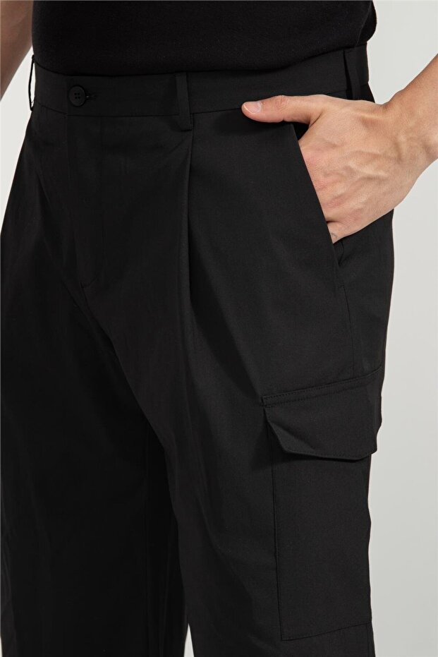 Techno Wool Cargo Erkek Chino Pantolon - 4