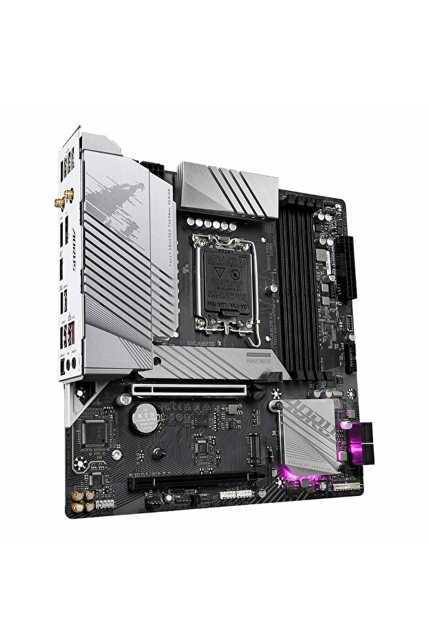 B760M Aorus Elite AX WiFi DDR5 (7800MHz)OC M.2 HDMI/DP/USB-C PCIe 4.0 1700P mATX Anakart - 3
