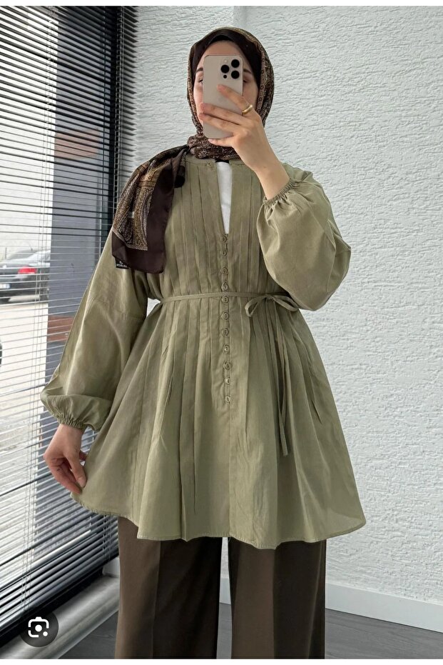 önden dövmeli gömlek modeli - 1