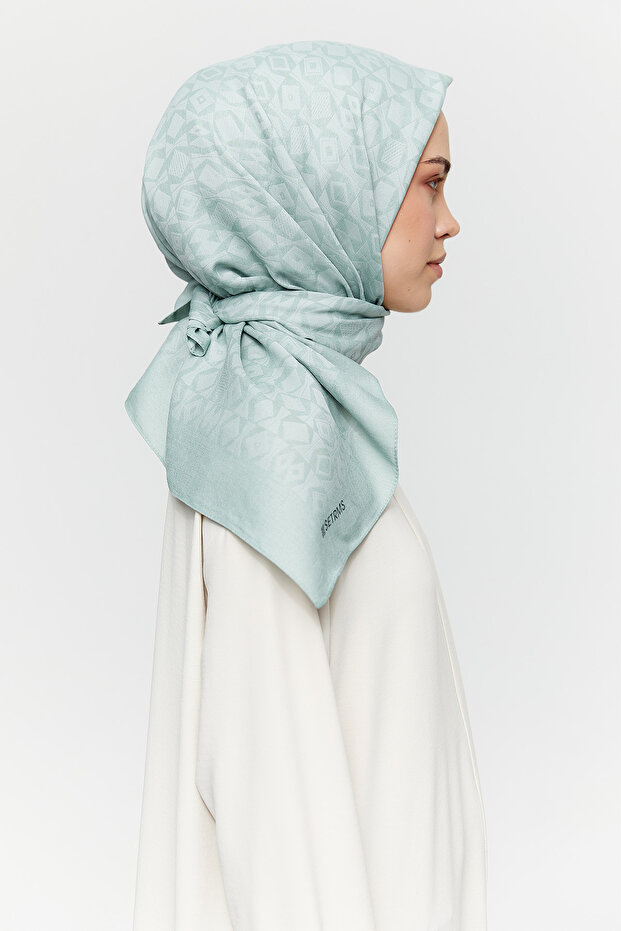 Etnik Desenli Eşarp - 4