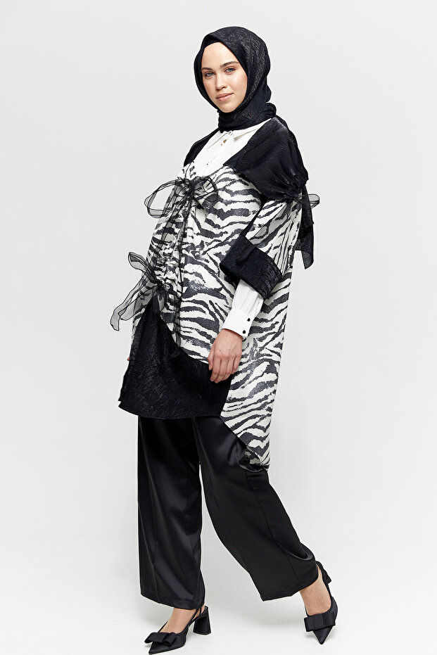 Zebra Desenli Giy Çık - 3