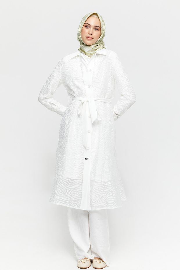 Zebra Desenli Twinset - 1