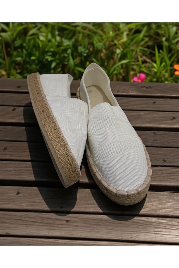Basic Hasır Detaylı Erkek Espadril - 7
