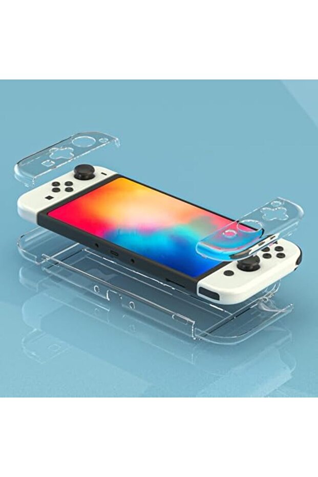 Upgraded Switch OLED Clear Case, Clear Protective Case Cover for Switch, Switch OLED Protective Case - 6