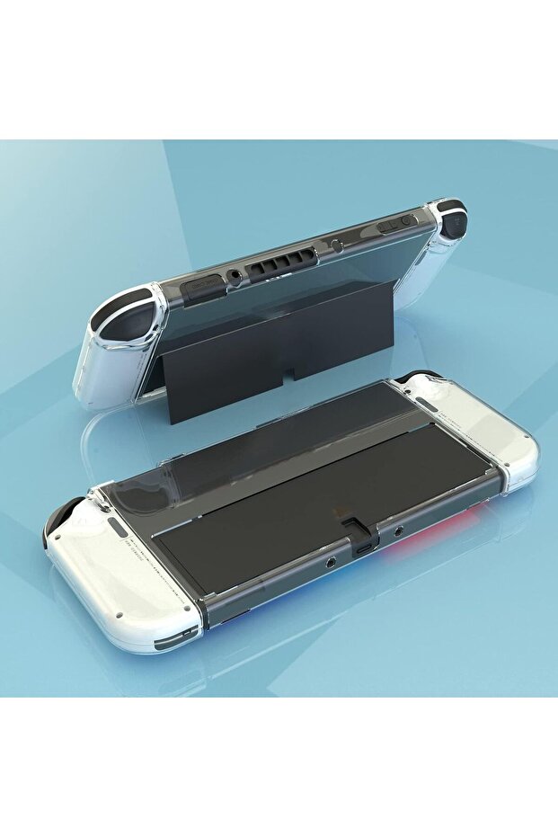 Upgraded Switch OLED Clear Case, Clear Protective Case Cover for Switch, Switch OLED Protective Case - 3