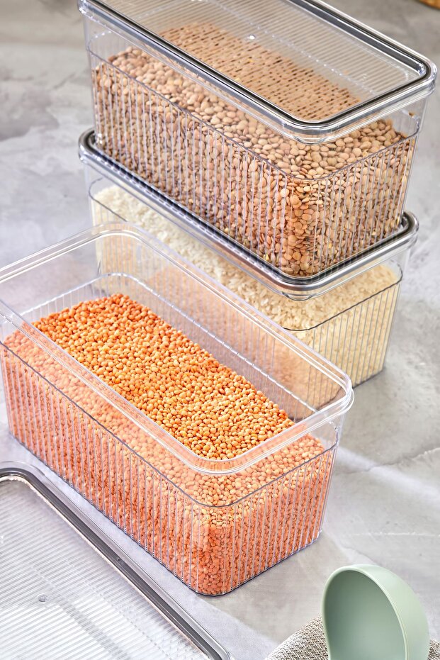 3 Parça Saklama Kabı Seti 3,600 ML - 3