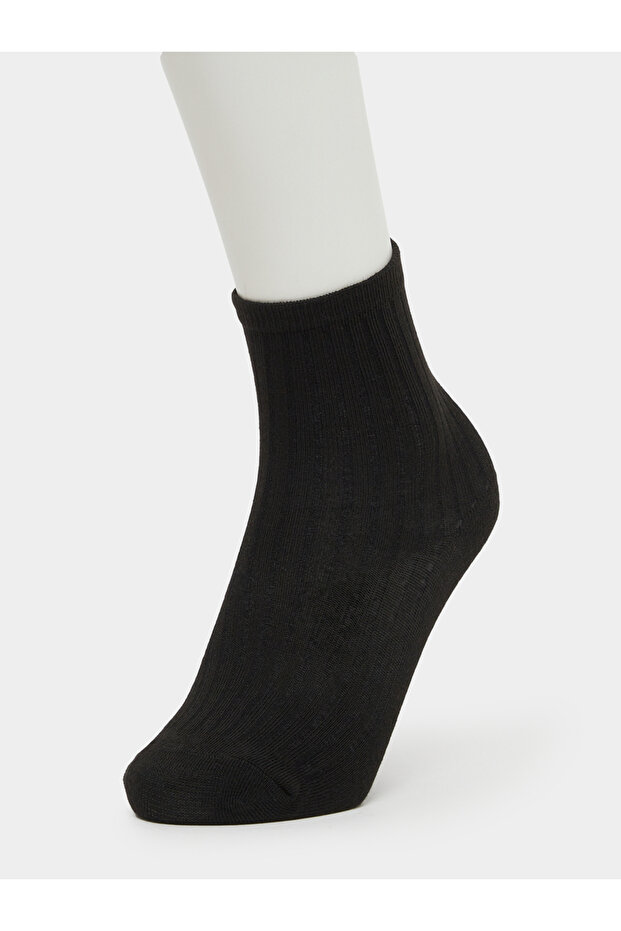 Set of 4 - Solid Ankle Socks - 2