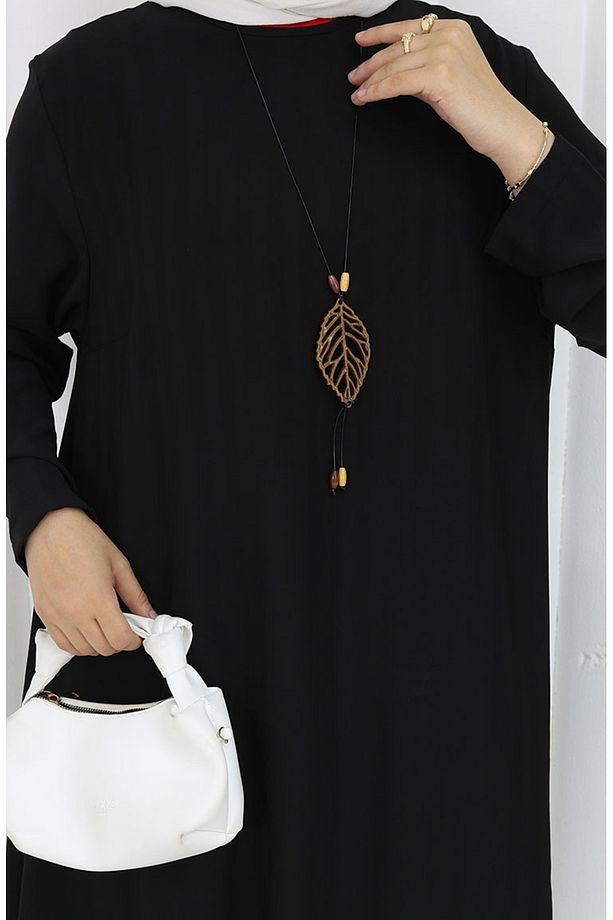 Krep Kumaş Salaş Tunik 1011-01 Siyah - 4