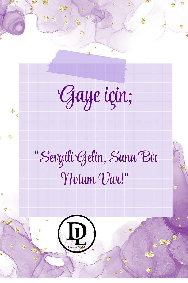 "Geline Son Sözler" – Hatıra Not Kartları (30 Adet / Boş) - 1