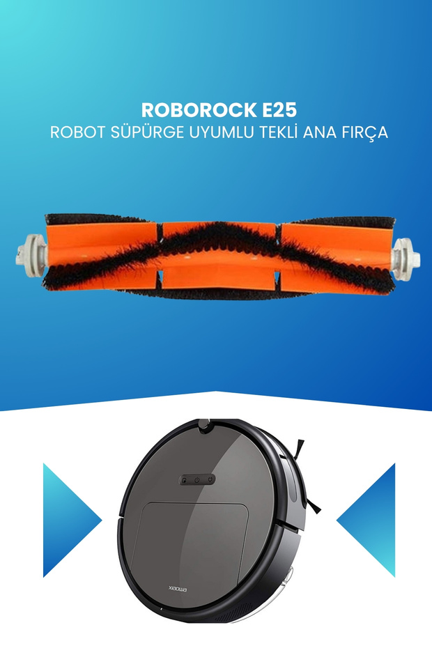 Roborock E25 Robot Vacuum Cleaner Compatible Single Main Brush - 1