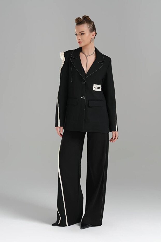 Special Design Pants Jacket Set - 6
