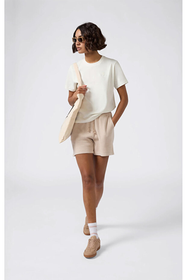 High Summer Shorts Beige Women's Shorts-118154-Ms099