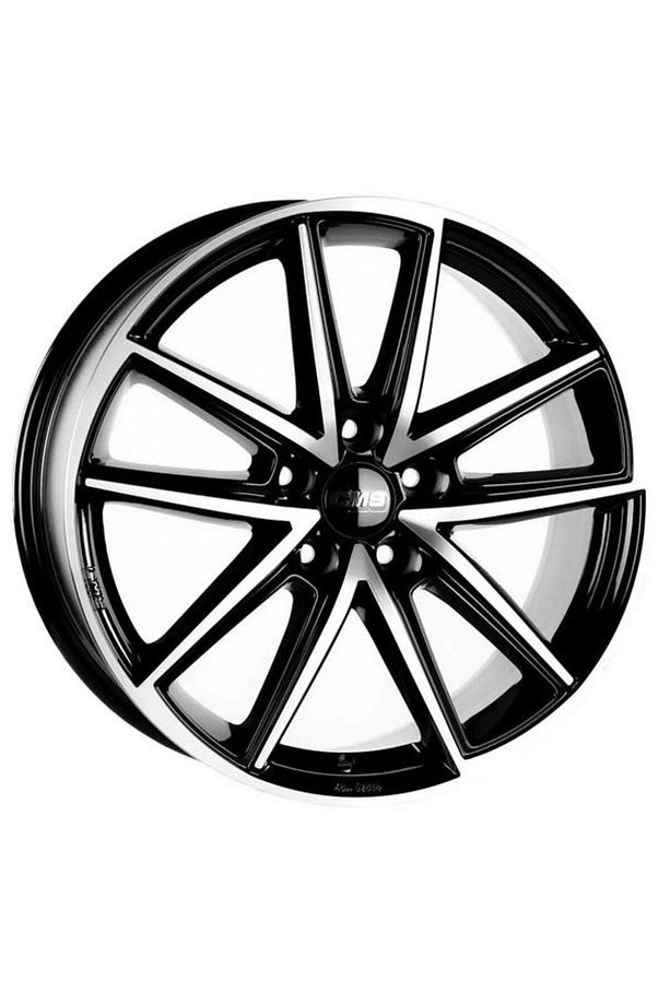 -1186-13 6.5x16" 5x112 ET42 57.1 Complete Black Gloss Jant (4 Adet) - 1