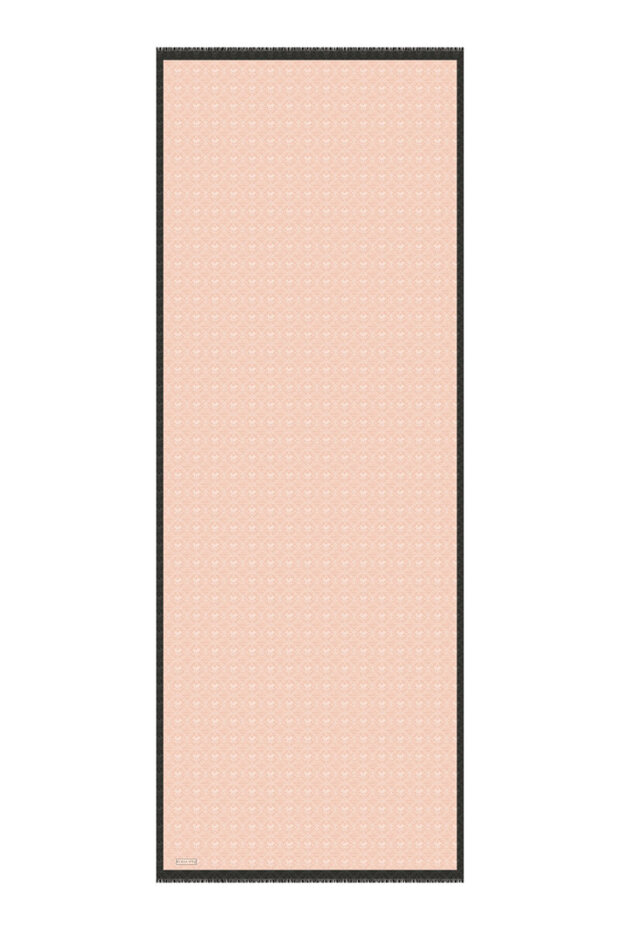 شال من القطن الحريري بنمط سمك السلمون - 4