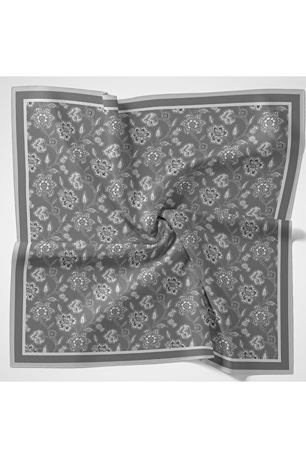 Natural Patterned Scarf - 1