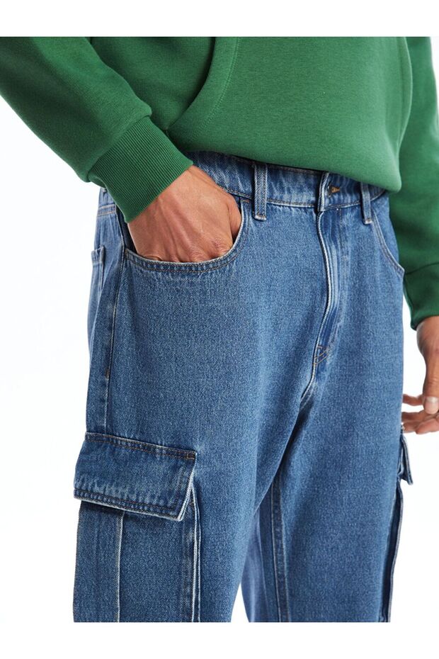 Indigo Regular Fit Erkek Jean Pantolon - 4