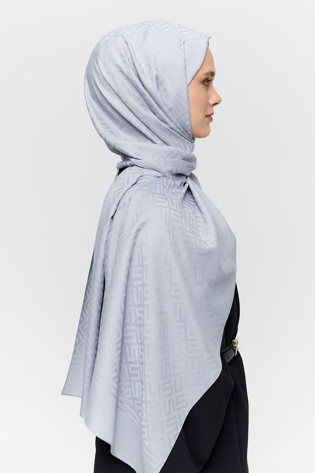 Logolu Lyocell Şal - 4
