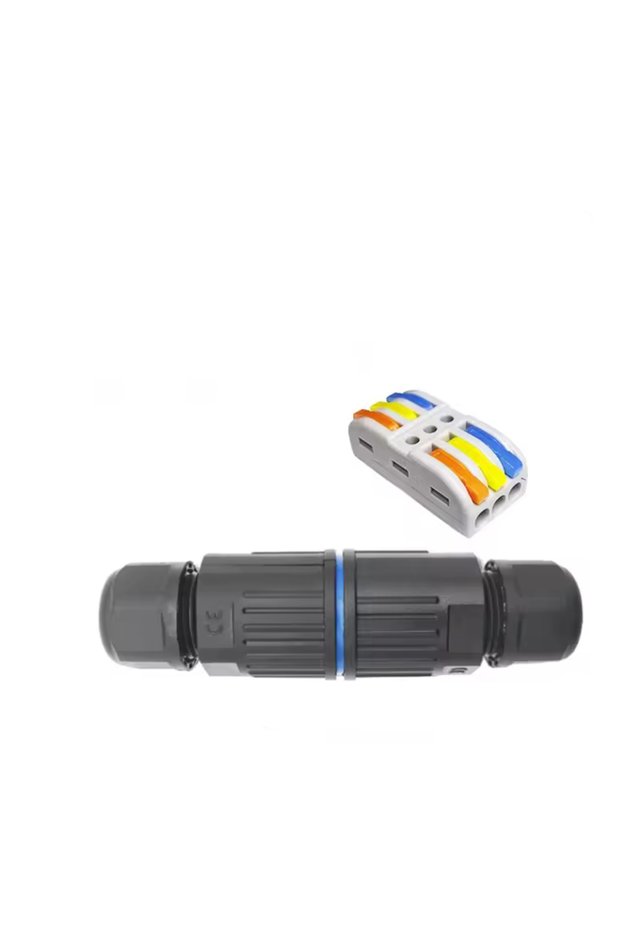 Conector electric impermeabil IP68, 3 pini – etanș și rezistent
