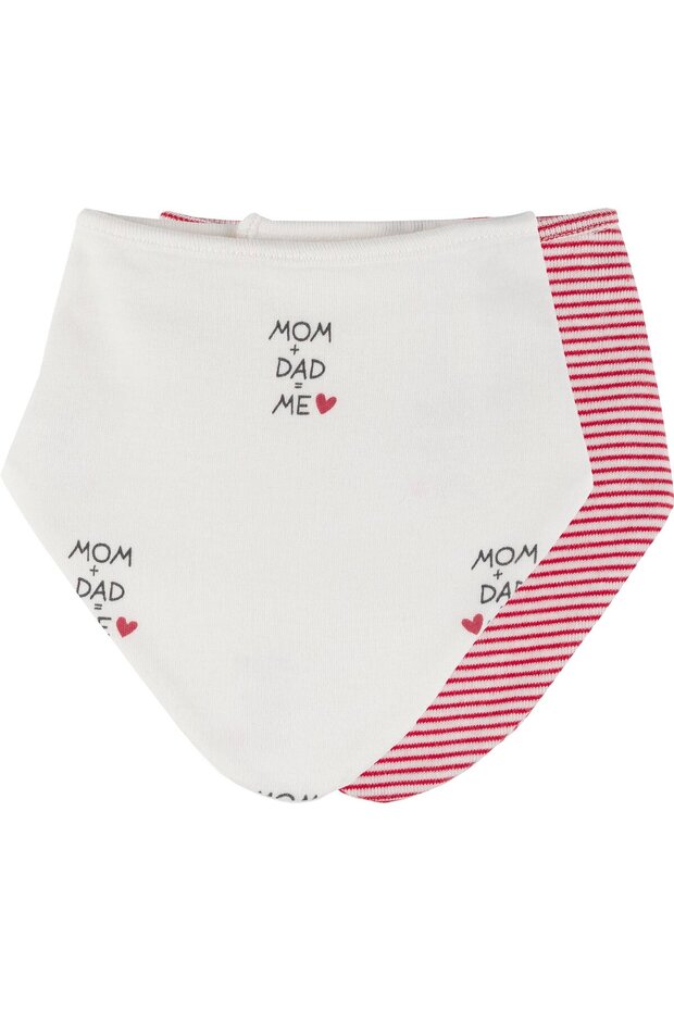Mom+Dad=Me 2-Pack Scarf Food Bowl