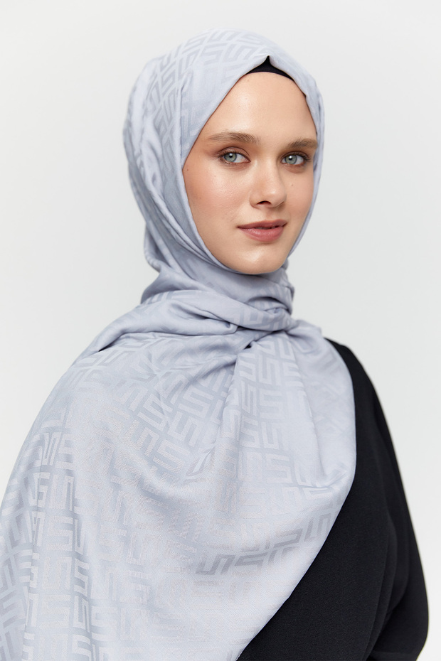 Logolu Lyocell Şal - 2