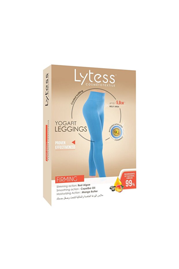 Yogafit Slimming Leggings Pagoda Blue S/M