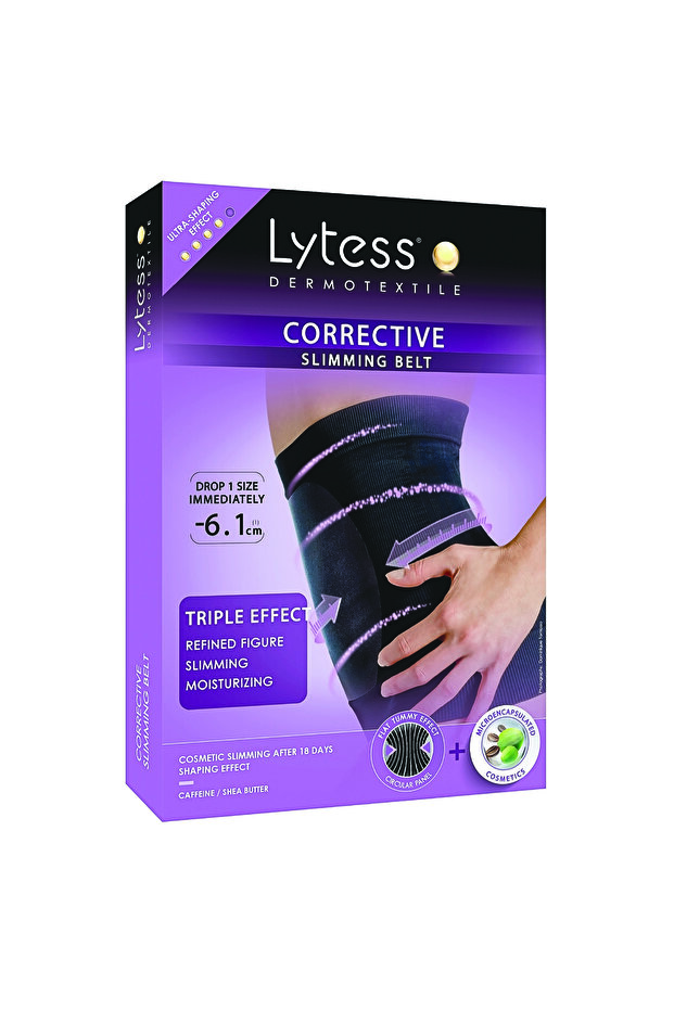 Corrective Slimming Belt, Black, XXXL