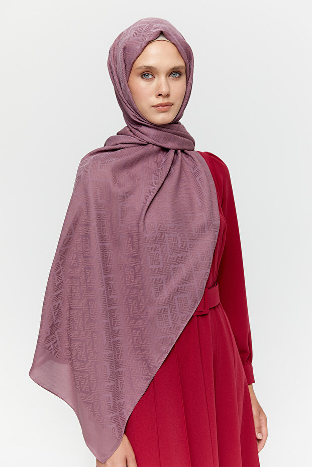 Logolu Lyocell Şal - 1