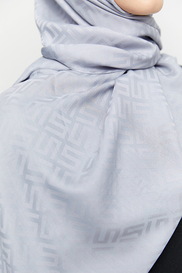 Logolu Lyocell Şal - 3