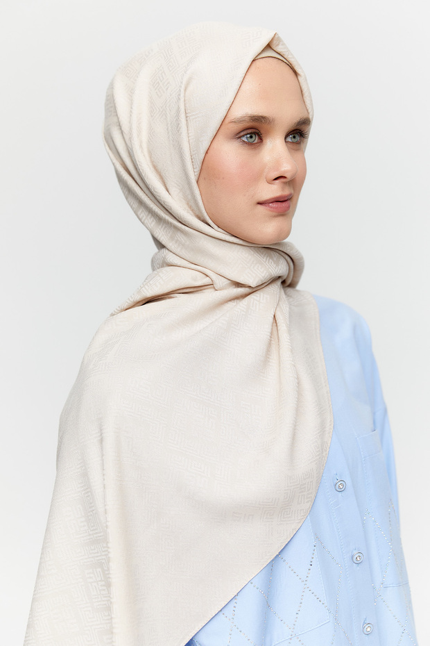 Logolu Lyocell Şal - 2