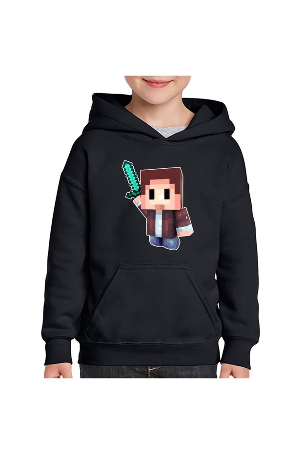 Hanorac copii Minecraft Happy Steve