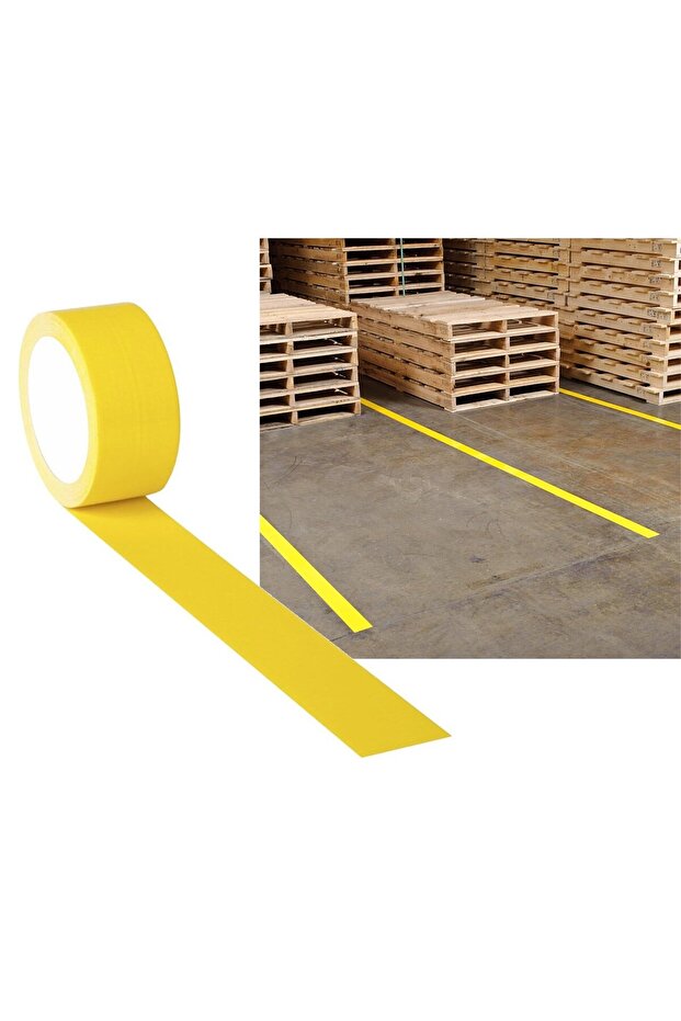 Yer İşaretleme Bandı Sarı 50x30 mt-3 ADET - 3