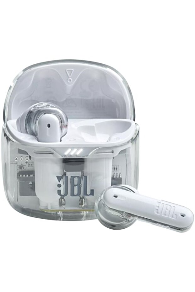 Tune Flex In-ear True Wireless Earbuds, Active Noise Cancelling, Bluetooth, White Transparent - 1