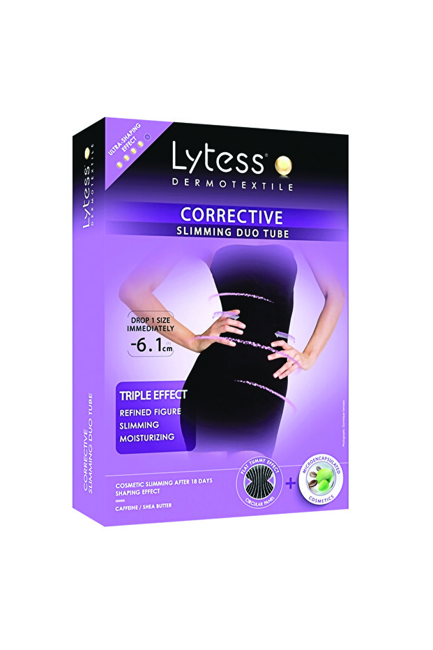 Corrective Slimming Duo Tube, White ,S/M