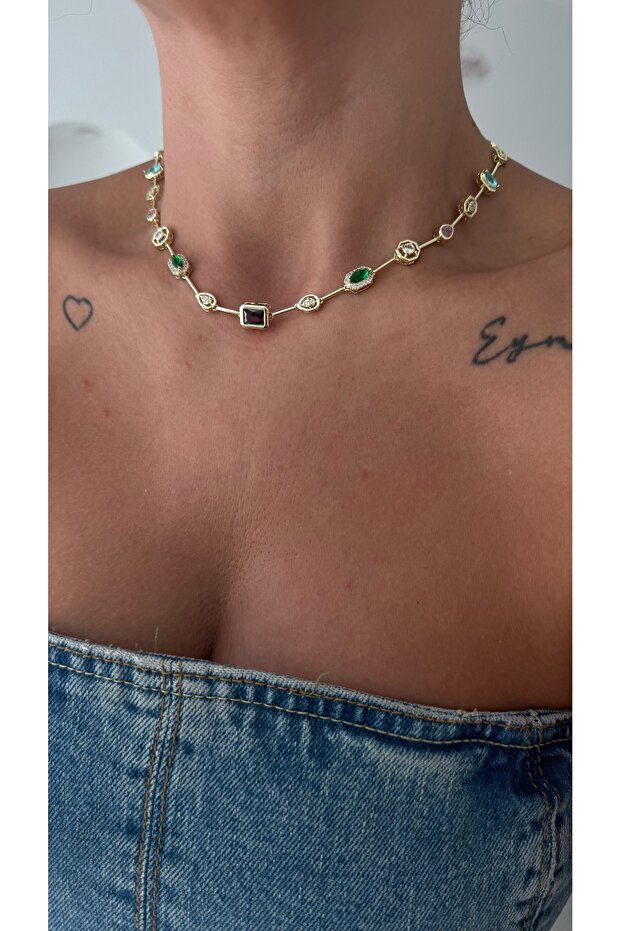 Çelik İthal Marka Kolye - 2