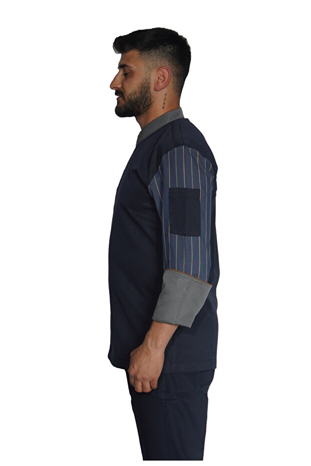 ÜÇ RENKLİ AŞÇI / ŞEF CEKETİ - 4