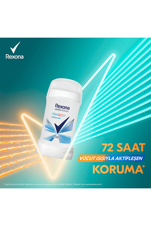 Üstün Koruma Kadın Stick Deodorant Cotton Dry 50 ml x2 - 4
