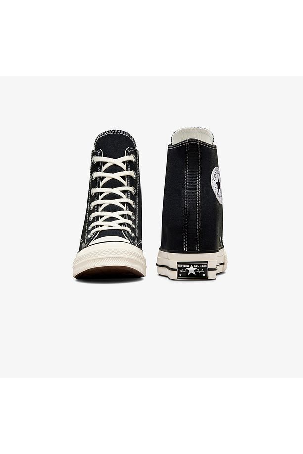 Chuck 70 Wedge Unisex Siyah Platform Sneaker - 6