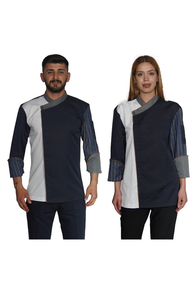 ÜÇ RENKLİ AŞÇI / ŞEF CEKETİ - 1