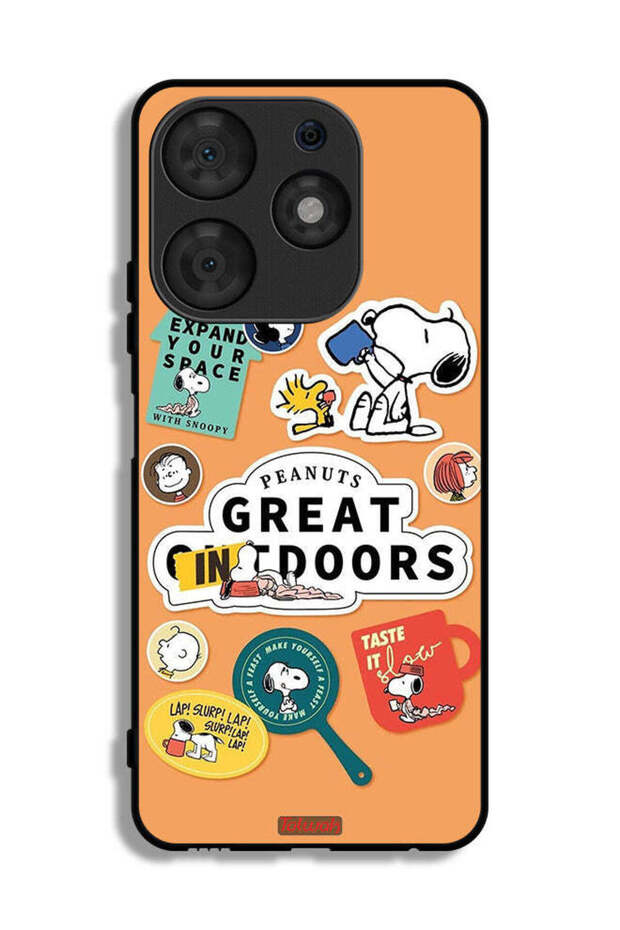 Tecno Spark 10 Pro Protective Case Cover Peanuts Stickers