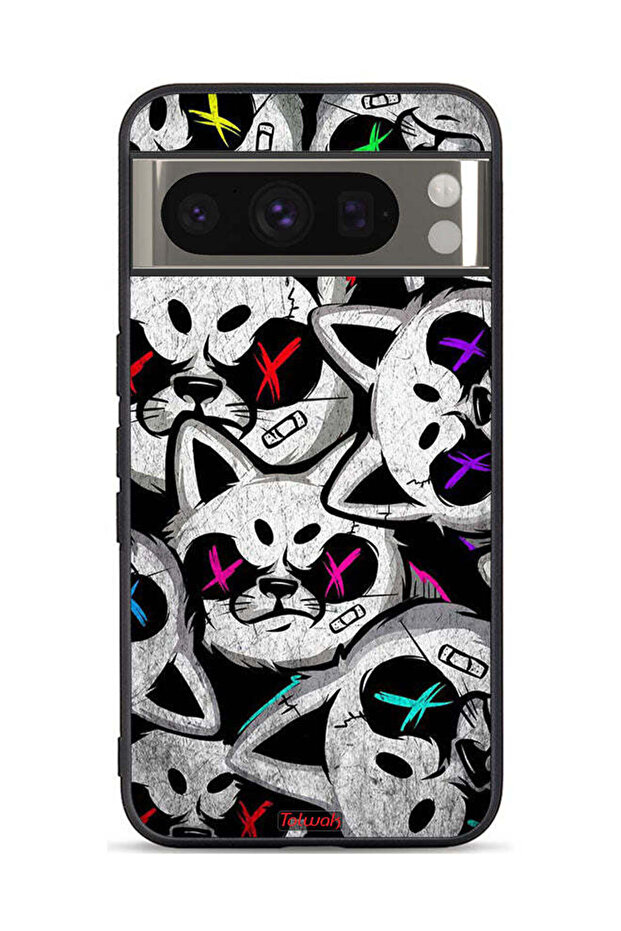 Google Pixel 8 Pro Protective Case Cover Marshmallow Cats